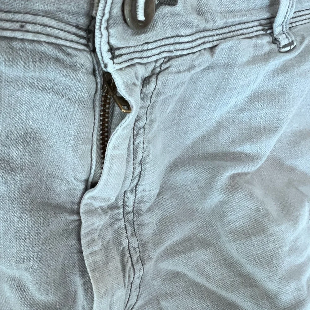Men's Faherty Size 34-36 waist Gray Cargo Shorts with Relaxed Fit 8